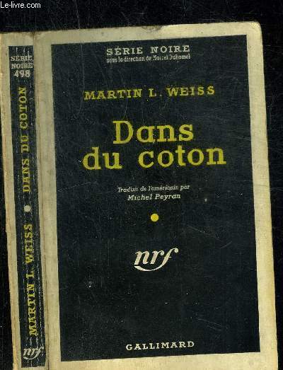 DANS DU COTON - COLLECTION SERIE NOIRE 498