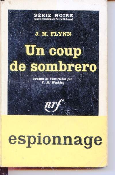 Un coup de sombrero collection srie noire n631