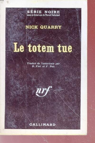 Le totem tue collection srie noire n679