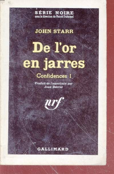 De l'or en jarres collection srie noire n752