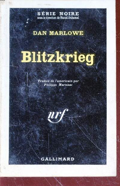 Blitzkrieg collection srie noire n766
