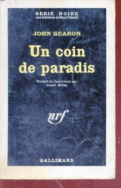 Un coin de paradis collection srie noire n772