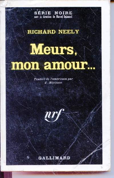 Meurs, mon amour... collection sire noire n1340