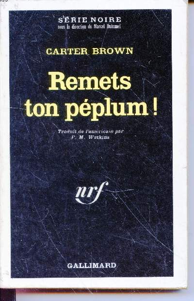 Remets ton pplum collection srie noire n1347
