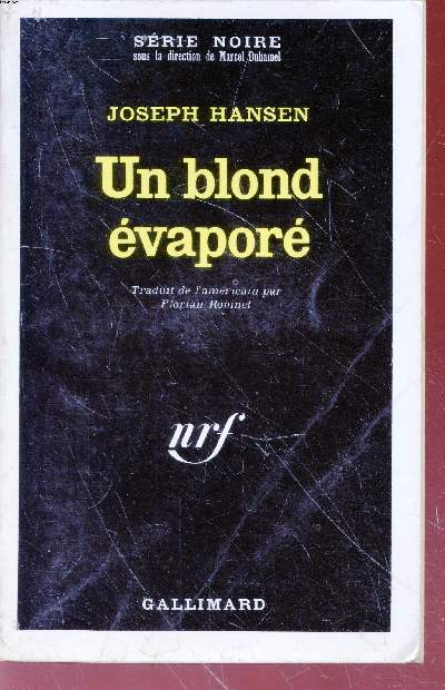 Un blond vapor collection srie noire n1408