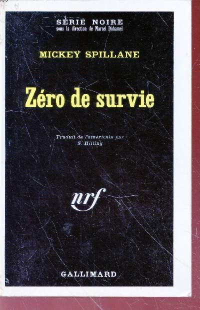 Zro de survie collection srie noire n1409