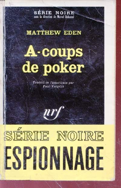 A-coups de poker collection srie noire n1420