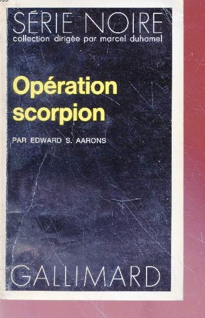 Opration scorpion collection srie noire n1688