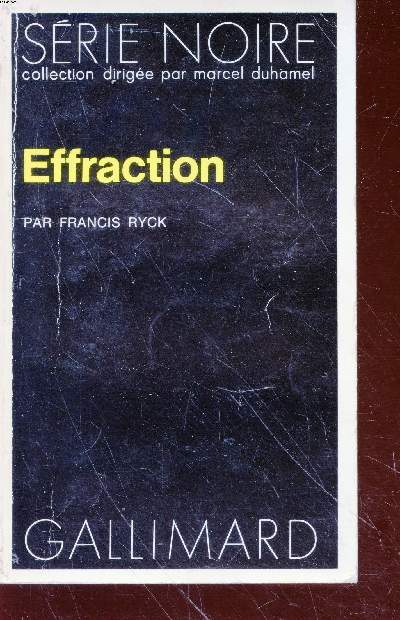 Effraction collection srie noire n1705