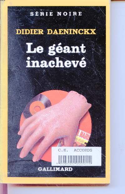 Le gant inachev collection srie noire n1956