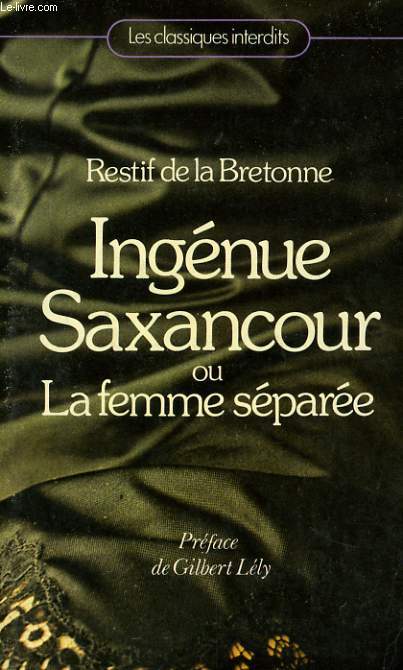 INGENUE SAXANCOUR OU LA FEMME SEPAREE