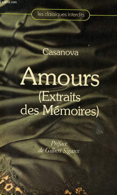 AMOURS (EXTRAITS DES MEMOIRES)