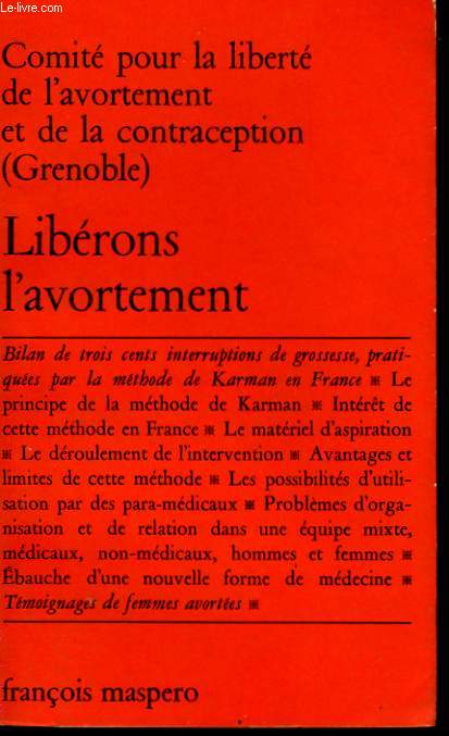 LIBERONS L'AVORTEMENT
