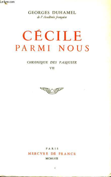 CECILE PARMI NOUS, CHRONIQUE DES PASQUIER, 7