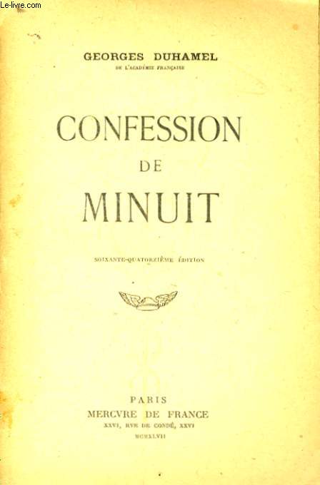 CONFESSION DE MINUIT