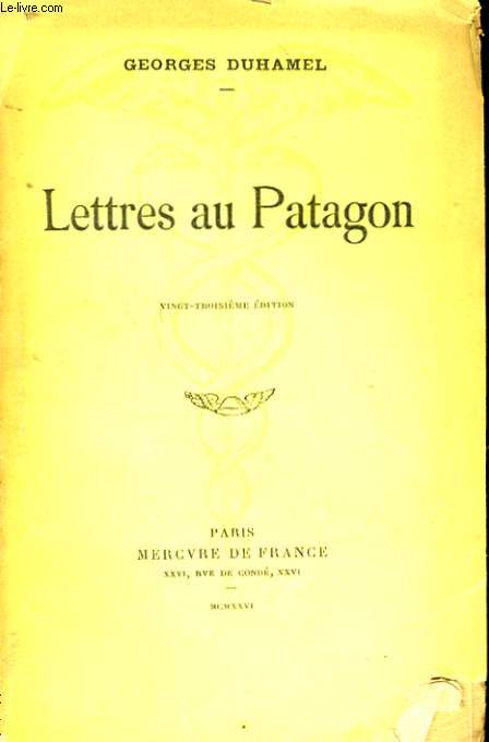 LETTRES AU PATAGON