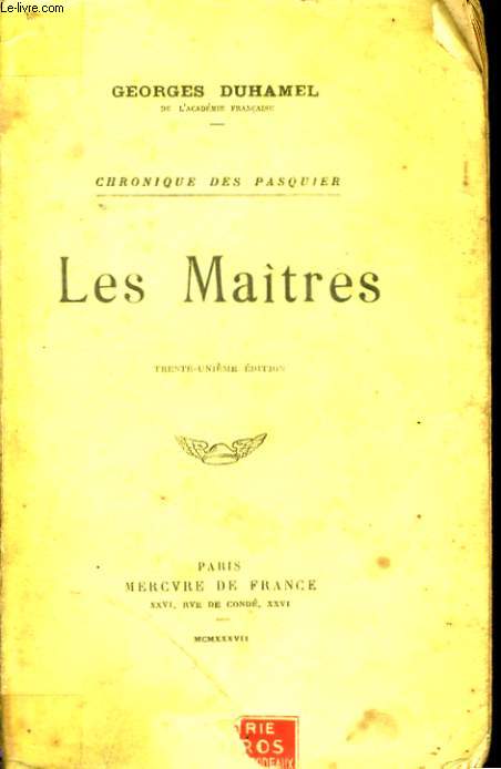 LES MAITRES