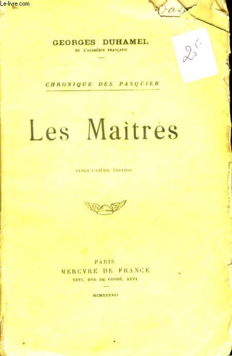 LES MAITRES