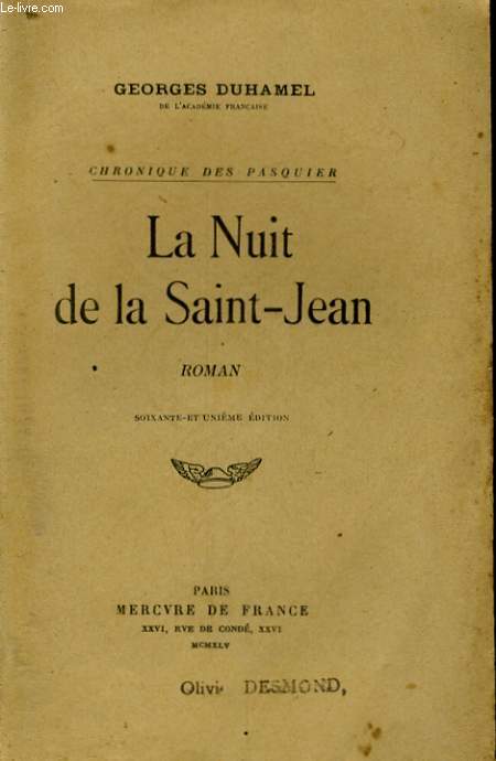 LA NUIT DE LA SAINT-JEAN