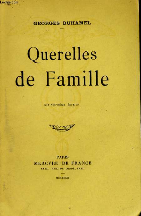 QUERELLES DE FAMILLE