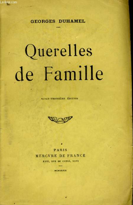 QUERELLES DE FAMILLE