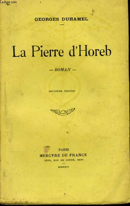 LA PIERRE D'HOREB