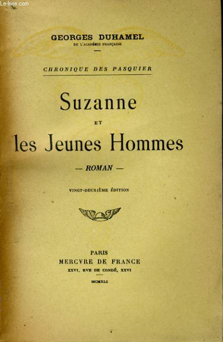 SUZANNE ET LES JEUNES HOMMES