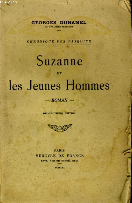 SUZANNE ET LES JEUNES HOMMES