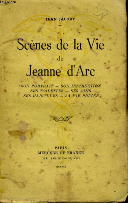 SCENES DE LA VIE DE JEANNE D'ARC