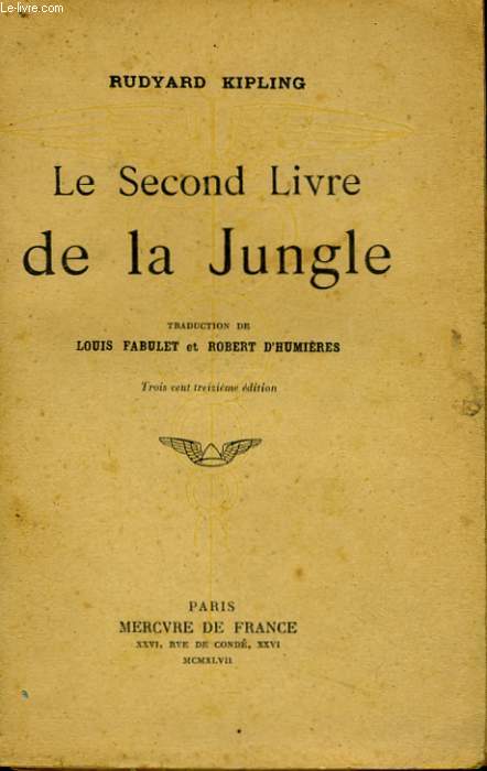 LE SECOND LIVRE DE LA JUNGLE