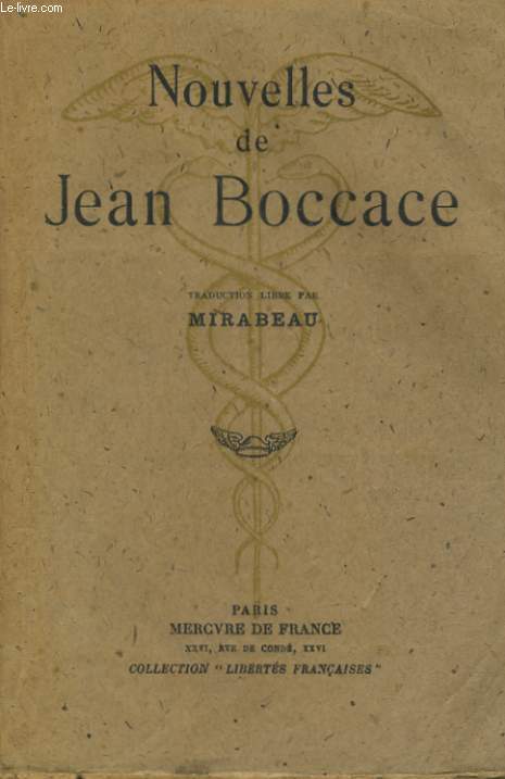 NOUVELLES DE JEAN BOCCACE