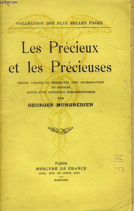 LES PRECIEUX ET LES PRECIEUSES