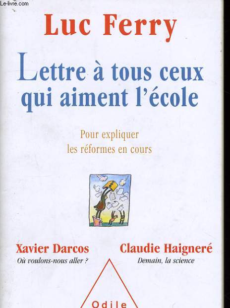 LETTRE A TOUS CEUX QUI AIMENT L'ECOLE