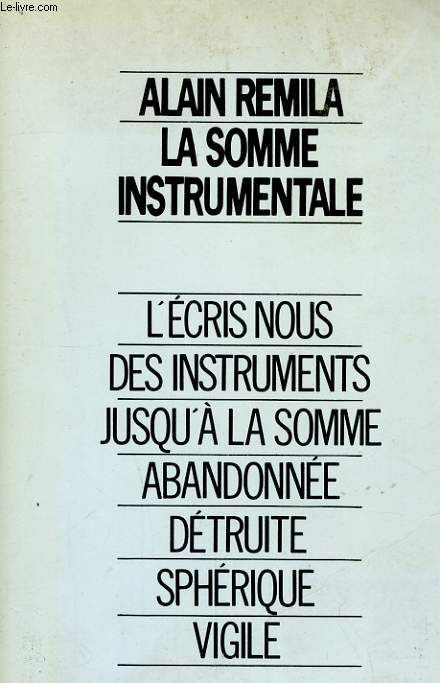 LA SOMME INSTRUMENTALE