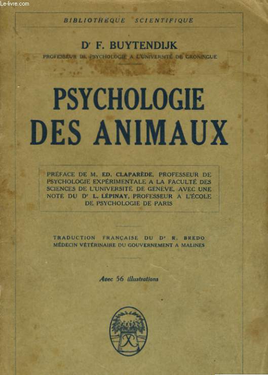 PSYCHOLOGIE DES ANIMAUX