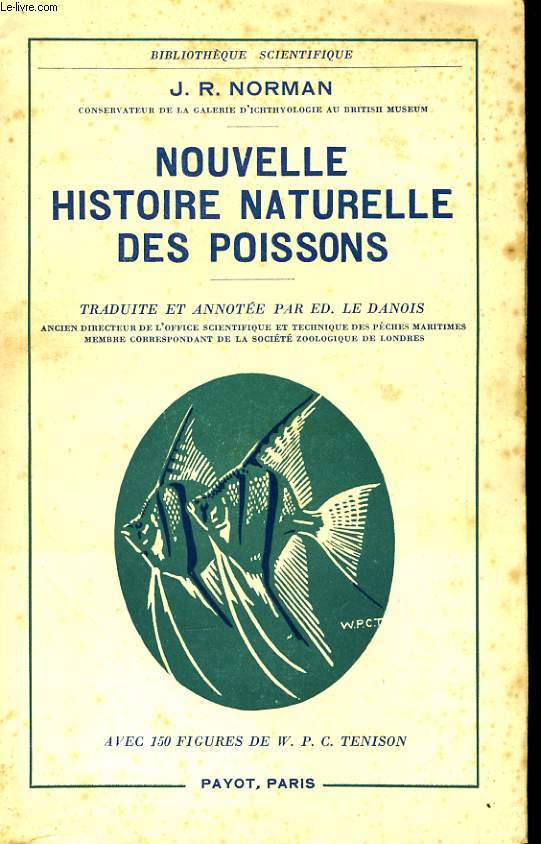 NOUVELLE HISTOIRE NATURELLE DES POISSONS