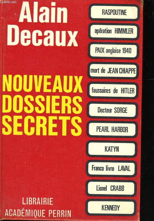 NOUVEAUX DOSSIERS SECRETS