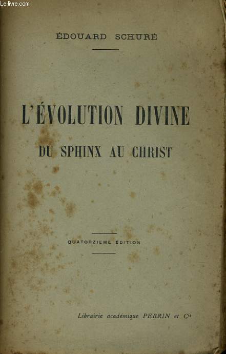 L'EVOLUTION DIVINE DU SPHINX AU CHRIST
