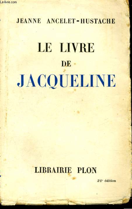 LE LIVRE DE JACQUELINE