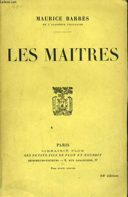LES MAITRES