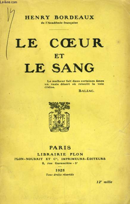 LE COEUR ET LE SANG