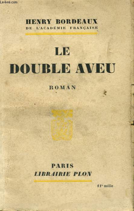 LE DOUBLE AVEU