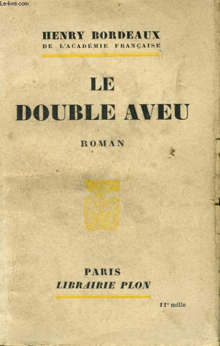 LE DOUBLE AVEU