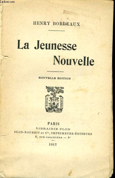 LA JEUNESSE NOUVELLE