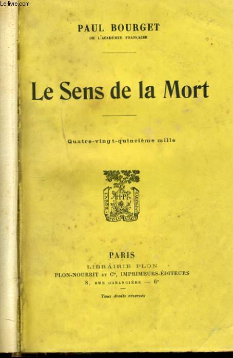LE SENS DE LA MORT