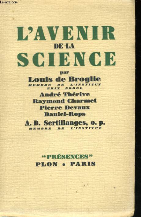 L'AVENIR DE LA SCIENCE