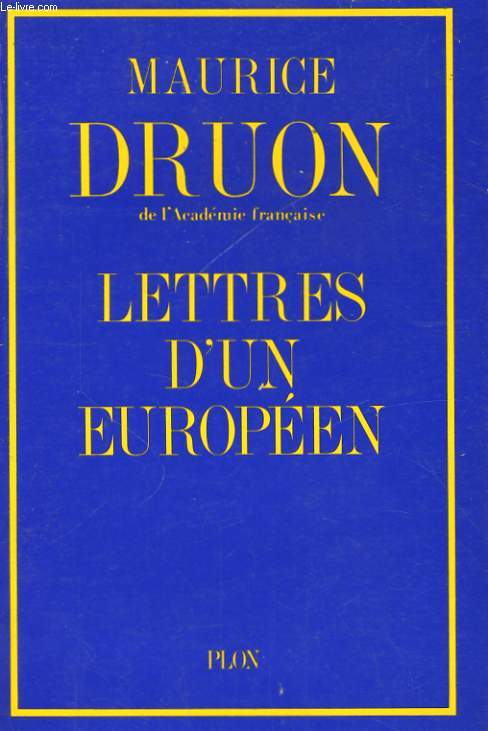 LETTRES D'UN EUROPEEN, 1943-1970