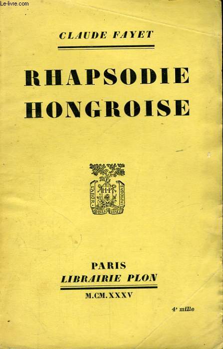 RHAPSODIE HONGROISE