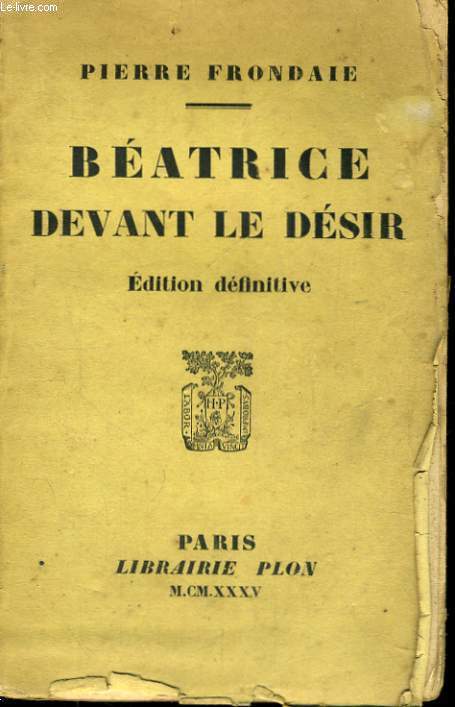 BEATRICE DEVANT LE DESIR