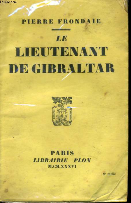 LE LIEUTENANT DE GIBRALTAR